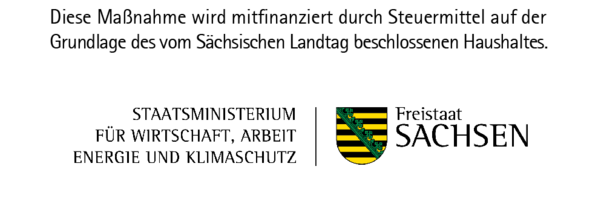 Förderlogo des Freistaats Sachsen